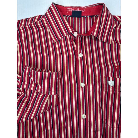 Vintage Phat Farm 90s Y2K Button Down Shirt Striped Long Sleeve Mens Size 2XL - Picture 3 of 6